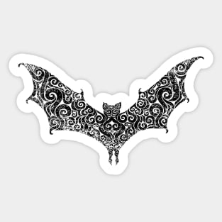 Swirly Bat Sticker